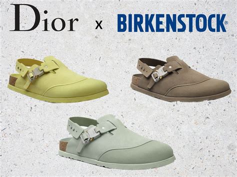 dior birkenstock clogs|Dior collab sandals.